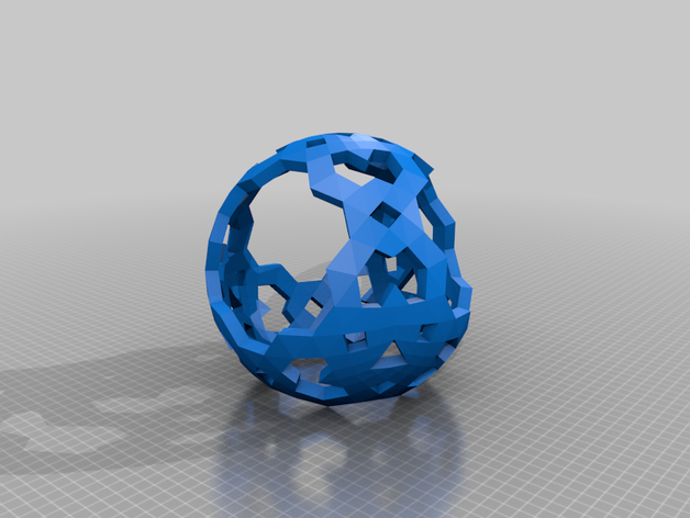 tetrahedral15v 2 3 4 6 16 17 18 21 32 33 34 45 121 122 123 135 136 arte da matemática cúpula geodésica esfera tetraédrico 3D print model - Mito3D