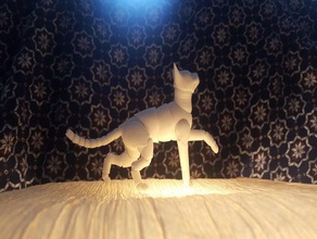 khao manee kedi oyuncak & oyun aksesuarları hayvan bjd şekil 3d print model - Mito3D