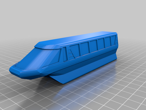 disneyland monorail mark v de l'automobile 3d print model - Mito3D
