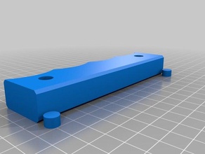 simple shelf handle household 3d print model - Mito3D