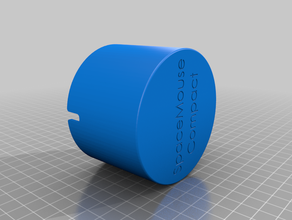spacemouse compacto simples tampa contra poeira A impressão 3d 3d print model - Mito3D