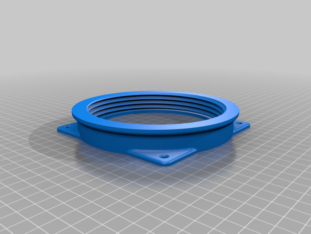 boîte de ventilateur intégré - encastr table manque ou d'un caisson Imprimante 3d accessoires 3D print model - Mito3D