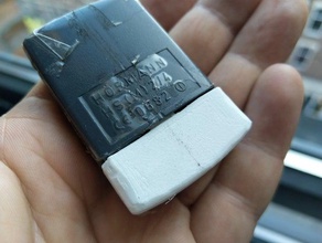 hormann remote battery cover 'meh' version replacement parts cradle 3d print model - Mito3D