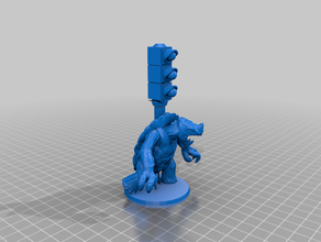 shell monster toy & game accessories 3d print model - Mito3D