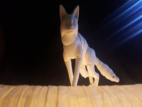 red fox bjd oyuncak & oyun aksesuarları hayvan şekil 3d print model - Mito3D