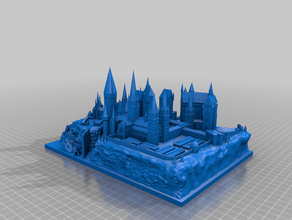 harry potter hogwarts poudlard - fijo las esculturas 3d print model - Mito3D