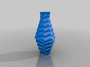 einfache vase 4 Kunst Dekoration einfach drucken Blume Blumen-vase spiral 3d print model - Mito3D