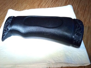 acanthe manche du couteau bijoux le knifehandle 3d print model - Mito3D