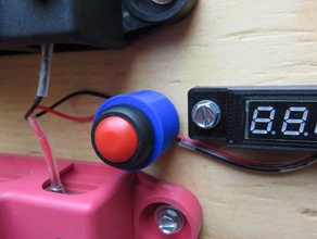 montage sur panneau à bouton-poussoir de l'électronique du boîtier 3d print model - Mito3D