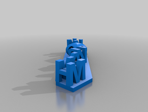 manon-hibou les signes et logos 3d print model - Mito3D