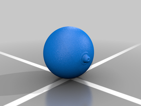 tittyball toys & games ball stress 3d print model - Mito3D
