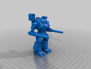 mechwarrior warhammer model robots battletech 3d print model - Mito3D