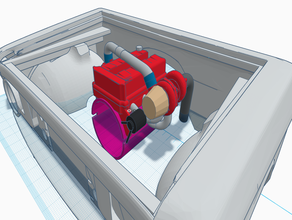 turbo 4 copertura del motore r c i veicoli 3d print model - Mito3D
