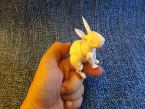 rabbit bjd toy & game accessories animal figure 3d print model - Mito3D