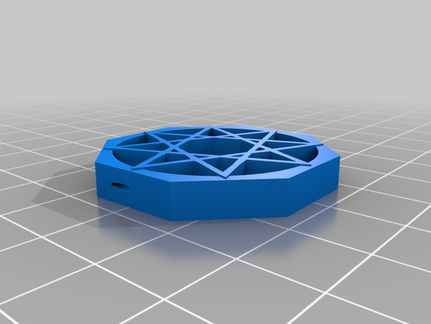 octastar pingent a moda 3D print model - Mito3D