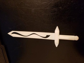 serpent sword props 3d print model - Mito3D
