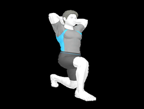 wii fit trainer amiibo - alt fighter toy & game accessories nintendo 3ds switch super smash bros 3d print model - Mito3D
