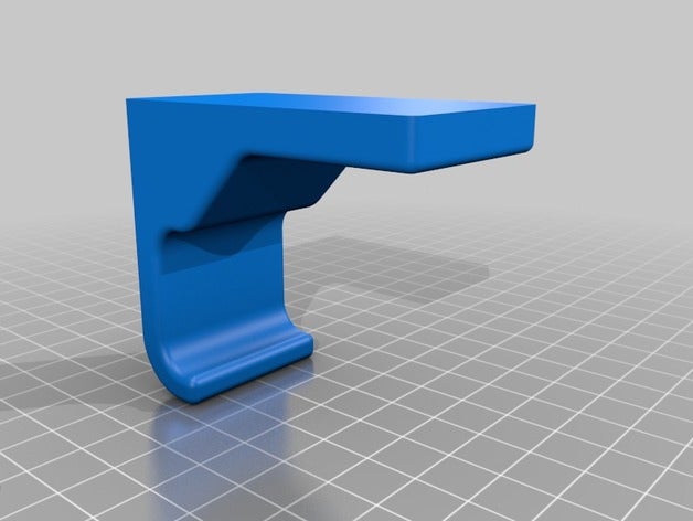 simple headphone hook 3D print model - Mito3D