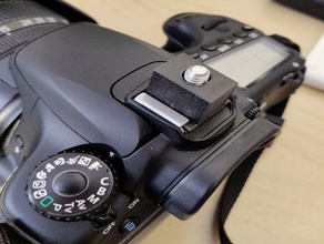 canon sabot adaptateur quart de pouce la caméra appareil photo numérique 3d print model - Mito3D