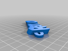 ramon Schlüsselanhänger kundengebundene 3d print model - Mito3D