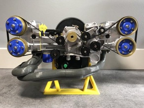 motor titular ej20 subaru mecânico de brinquedos 3d print model - Mito3D