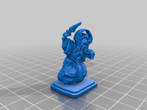 fanrax necromancer 3d printing 28mm heroquest miniature morcar wizard 3d print model - Mito3D