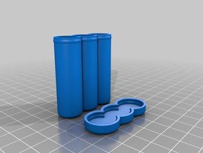 my customized battery tubes - very containers 3d print model - Mito3D