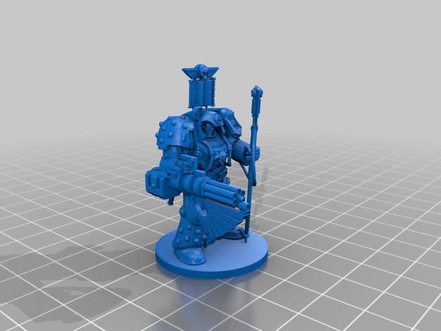 kütüphaneci terminator reaper autocannon oyuncak & oyun aksesuarları warhammer 40k 3D print model - Mito3D