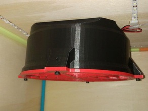filtre hepa titulaire lv-h132 de ventilateur 140mm fan à air extracteur fumées 3d print model - Mito3D