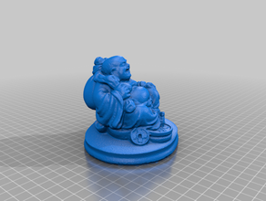 buddha - di scansione 3d persone 3d print model - Mito3D