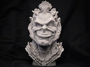 orc chief nakhbruh sculptures bendansie blender bust character complex creature detail detailed dnd face fantasy fdm head monster no support supports resin printer sculpt sculpture sla smile supportless zbrush 3d print model - Mito3D