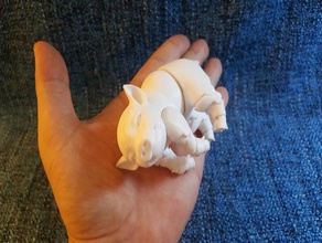 şanslı domuz oyuncak & oyun aksesuarları hayvan bjd şekil 3d print model - Mito3D