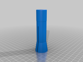 r8 Notfall-Spannzange tools collet r-8 3d print model - Mito3D