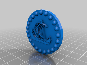 anglo saxon coin learning 3d print model - Mito3D