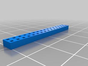 meine angepasste parametrische spacer male pin-Header - Elektronik kundengebundene 3d print model - Mito3D
