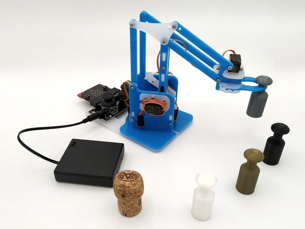 champignon kitronik mearm robotics bbc microbit 3D print model - Mito3D