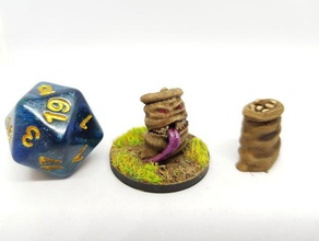 mimic sack potatoes 28mm tabletop roleplaying 3d print model - Mito3D