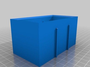 interlocking drawer divider 58x104x55 containers customized 3d print model - Mito3D