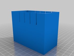 mini card box organizer 90x48 games customized 3d print model - Mito3D