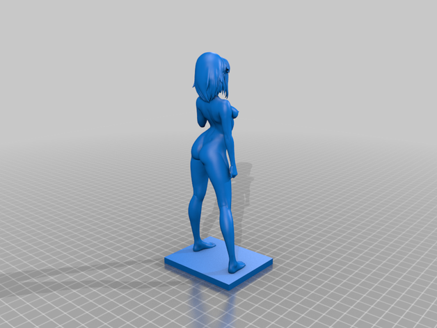 sexy chica anime La impresión en 3d nsfw 3D print model - Mito3D