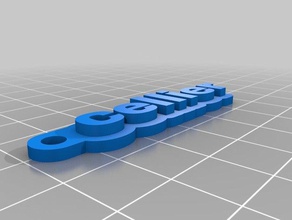 porteclecellier keychains customized 3d print model - Mito3D