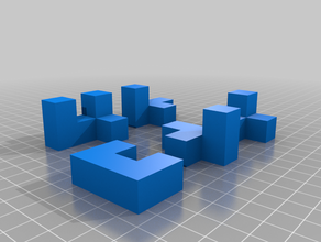 soma cube 3d printing enjoy 3d print model - Mito3D