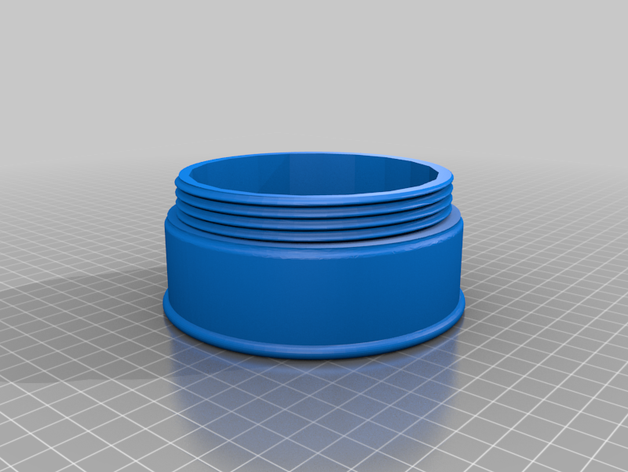 la base del filtro de tapa gost 3D print model - Mito3D