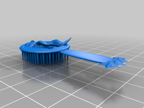 pony comb 3d printing 3d print model - Mito3D
