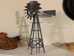 farm-Windmühle Gebäude & Strukturen 3d print model - Mito3D