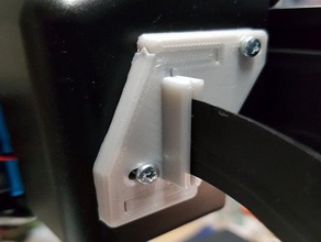 artillery sidewinder x1 sliding cable strain relief 3d printer parts swx1 holder management created freecad made x-1 zugentlastung 3d print model - Mito3D