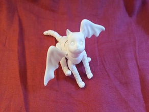 british cat & angel toy game accessories animal bjd figure 3d print model - Mito3D