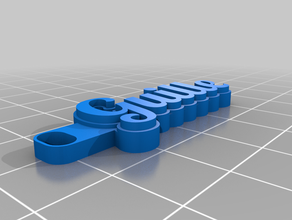 Anahtarlık guille özelleştirilmiş 3d print model - Mito3D