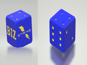 strike dice 3d print model - Mito3D