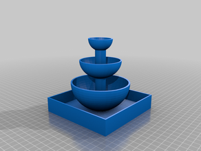 desk fountain office h2o peace peaceful soother water 3d print model - Mito3D